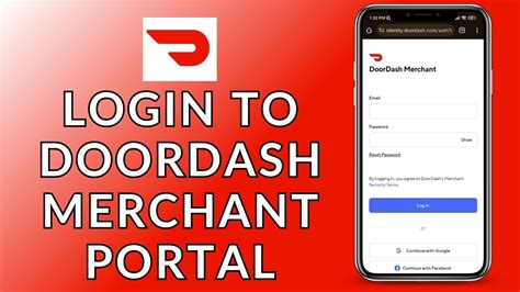 Merchant Portal Sign.
